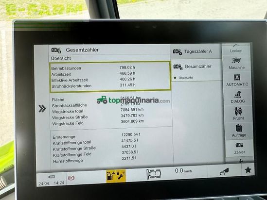 Cosechadora de Cereal - Claas - lexion 8800 terra trac