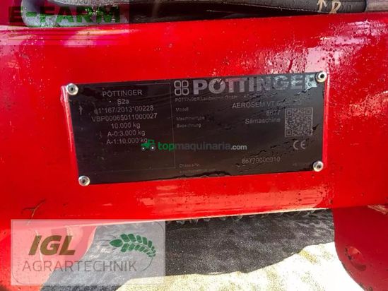 Combinado de siembra - Pöttinger - aerosem vt 6000 dd