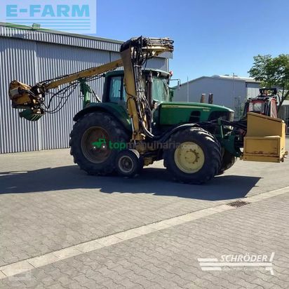 Tractor agrícola - John Deere - 6930 + bos mähausleger + mulchkopf