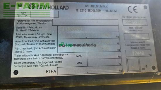 Cosechadora de Cereal - New Holland - cx 8080 varifeed