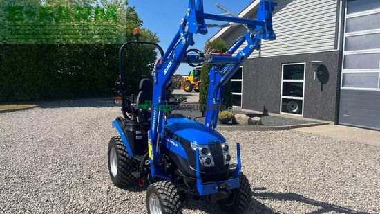 Tractor agrícola - Solis - h26 hst med frontlæsser og gardenpro dæk
