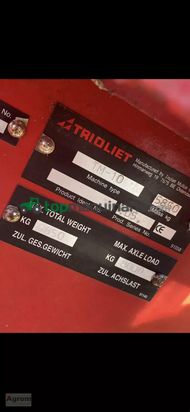 Remolqu esparcidor - Trioliet - triomix 1000