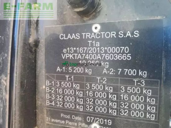 Tractor agrícola - Claas - arion 610cis CIS