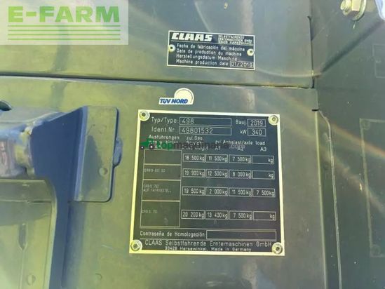 Cosechadora de Cereal - Claas - jaguar 930 t4