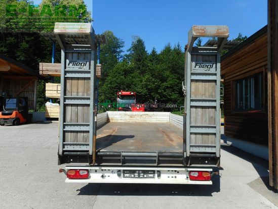 Remolqu agrícola - Fliegl - tps100 mit wände u. geteilten rampen