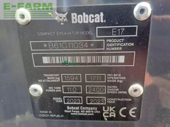 Excavadora - Bobcat - e 17