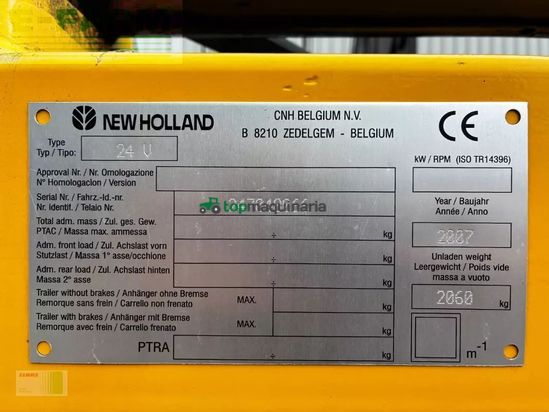 Cosechadora de Cereal - New Holland - cr 9060