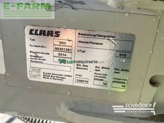 Henificador - Claas - volto 800