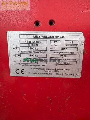 Empacadora gigant - Lely - rp 245