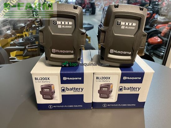 Tractor agrícola - Husqvarna - akku set 2x bli200x  qc 330