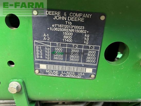 Tractor agrícola - John Deere - 6250r