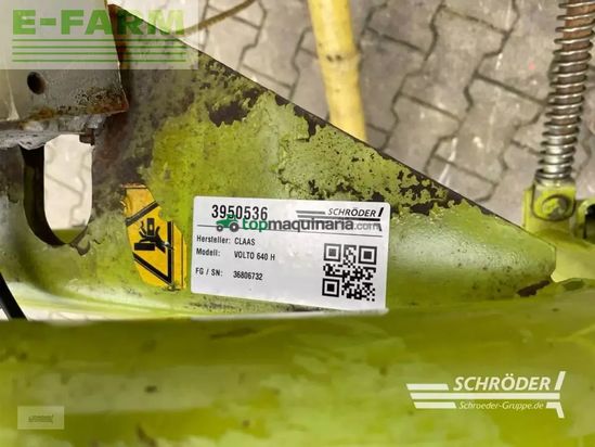 Henificador - Claas - volto 640 h