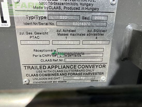 Cosechadora de Cereal - Claas - trion 730