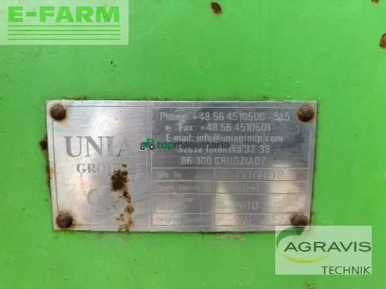 Esparcidor - Unia - tytan 18