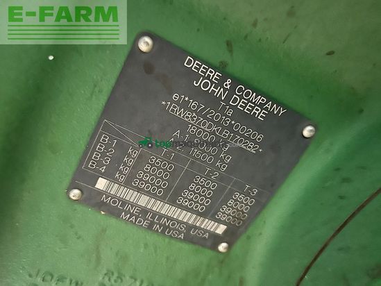 Tractor agrícola - John Deere - 8r 370