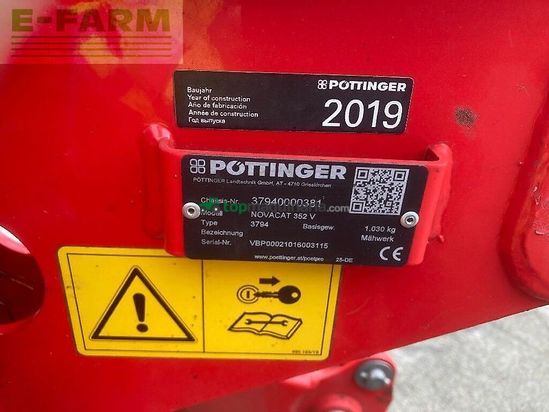 Cortacésped manual - Pöttinger - novacat 352 v