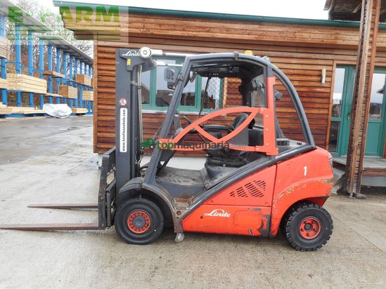Elevadora - Linde - h25d-01 triplex 4,7m + ss + zv