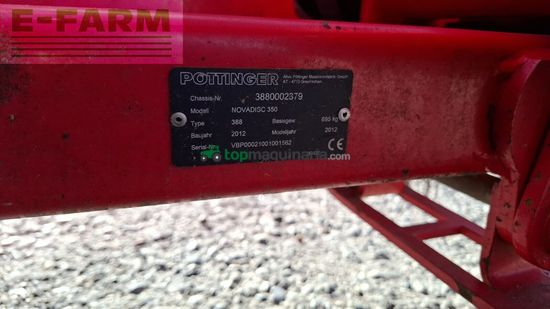 Cortacésped manual - Pöttinger - novadisc 350