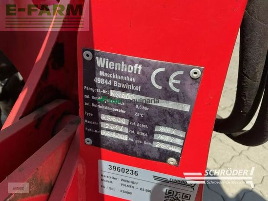 Grada de disco - Wienhoff - güllescheibenegge volmer - ks 600
