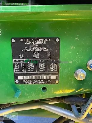 Tractor agrícola - John Deere - 6r 150