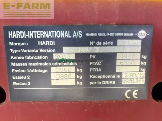 Atomizador - Hardi - navigator 3000