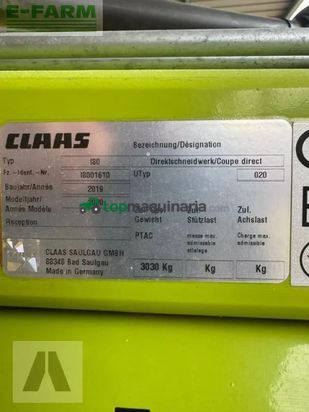 Cabezal - Claas - direct disc 600
