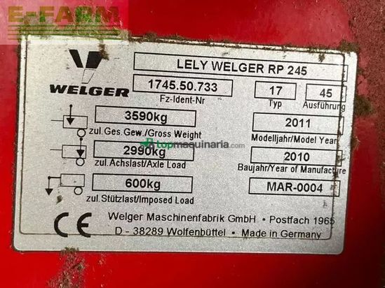 Empacadora gigant - Welger - rp 245