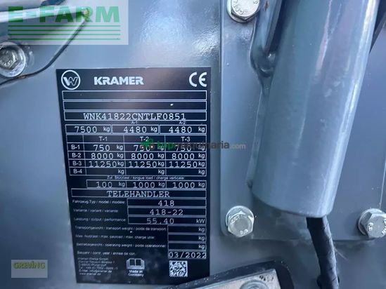 Telescopica - kramer - kt 276 30km/h
