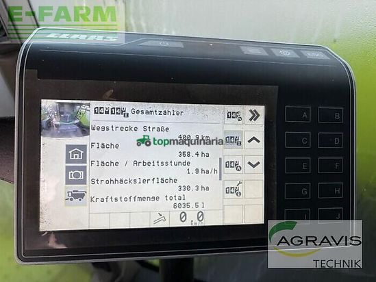 Cosechadora de Cereal - Claas - evion 450 maxi + sw v500