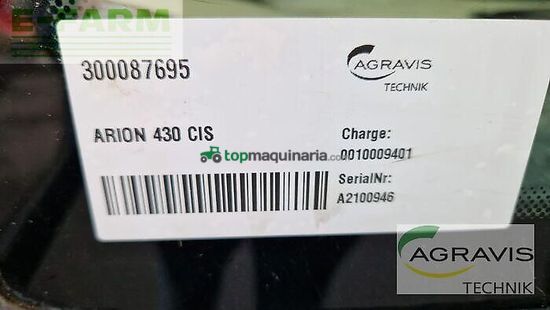 Tractor agrícola - Claas - arion 430 cis