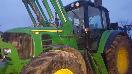Tractor agrícola - John Deere - 6630 con pala John Deere
