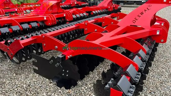 Grada rotativa - Dexwal - 4 m med v-rings pakker og 560mm tallerkner