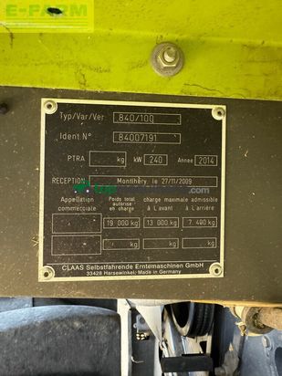 Cosechadora de Cereal - Claas - tucano 470 t4i