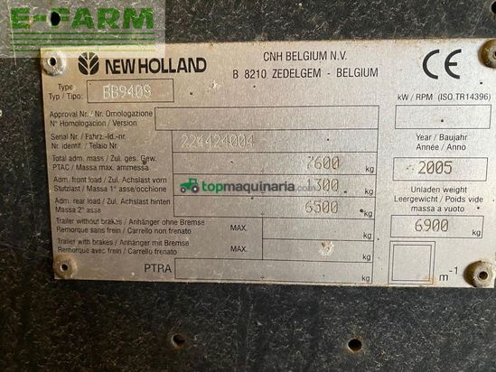 Empacadora gigant - New Holland - BB940 SQUARE BALER