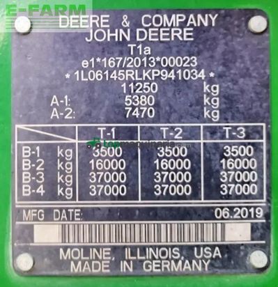 Tractor agrícola - John Deere - 6145r