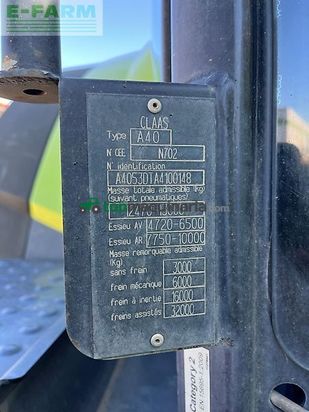 Tractor agrícola - Claas - axion 830 cmatic