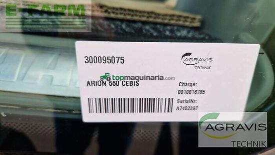 Tractor agrícola - Claas - arion 550 cebis CEBIS