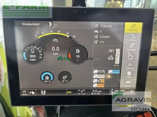 Tractor agrícola - Claas - axion 960 cmatic cebis terra trac