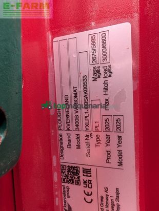 Arado - Kverneland - 3400b-100 vario 6schar