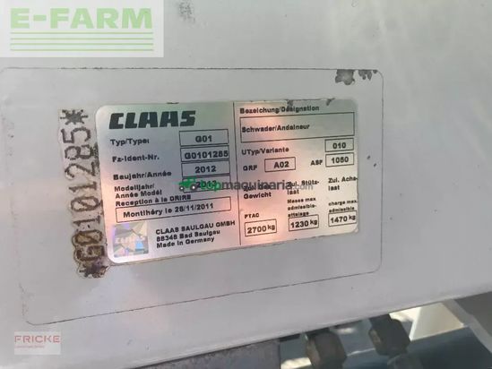 Rastrillo - Claas - liner 1750 twin