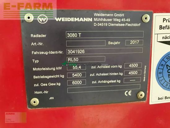 Telescopica - Weidemann - 3080 t - fin ab 2,99%