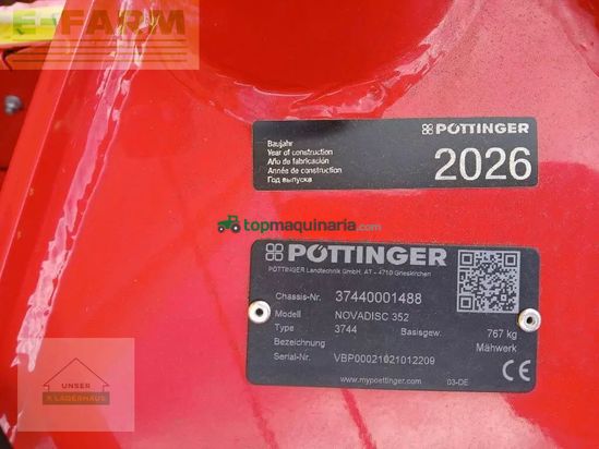 Cortacésped manual - Pöttinger - novadisc 352