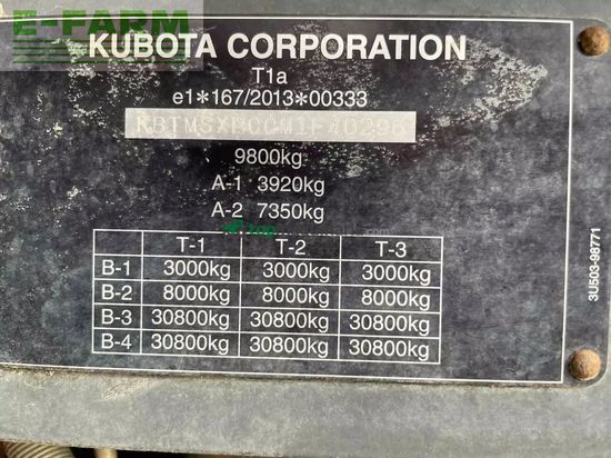 Tractor agrícola - Kubota - tracteur agricole m6-122 kubota