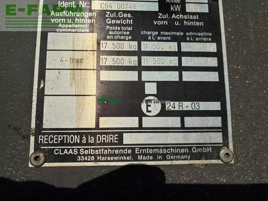 Cosechadora de Cereal - Claas - lexion 660 4wd