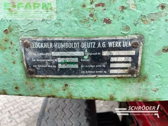 Remolqu agrícola - Deutz-Fahr - kipper | trocknungswagen