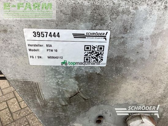 Cuba de purin - BSA - ptw 10000