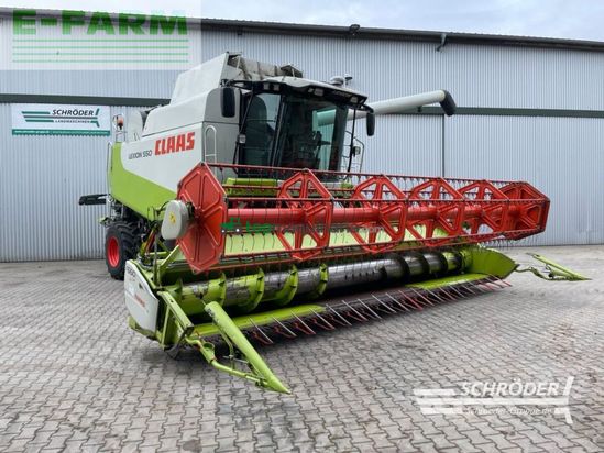 Cosechadora de Cereal - Claas - lexion 550 + v660 inkl. wagen