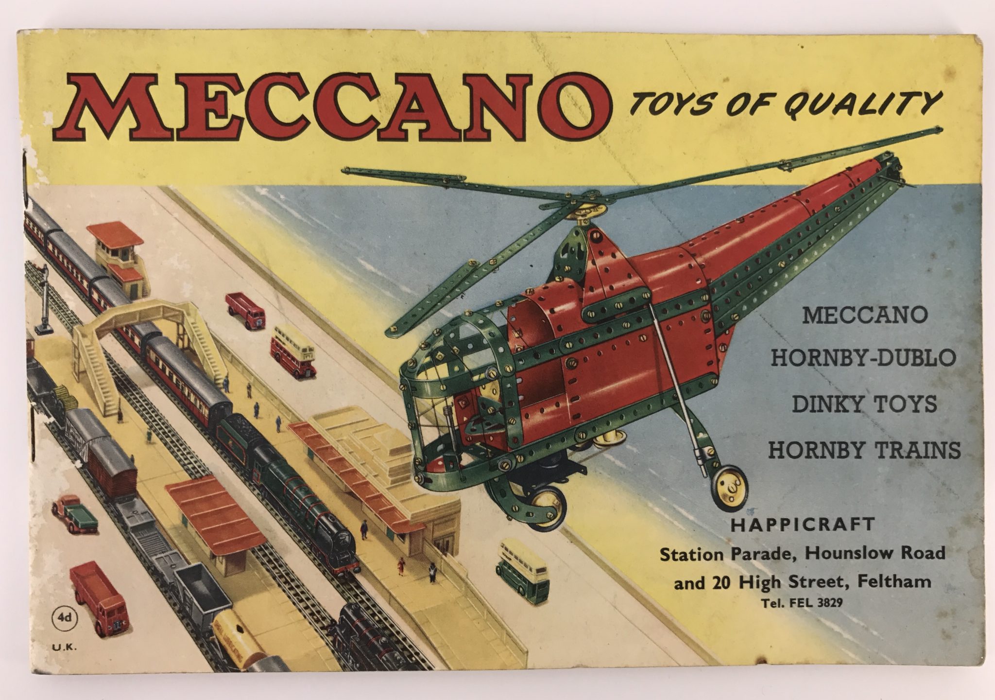 Catalogue MECCANO 1927 - La Vraie Mécanique En Miniature (Version Noire) - Original