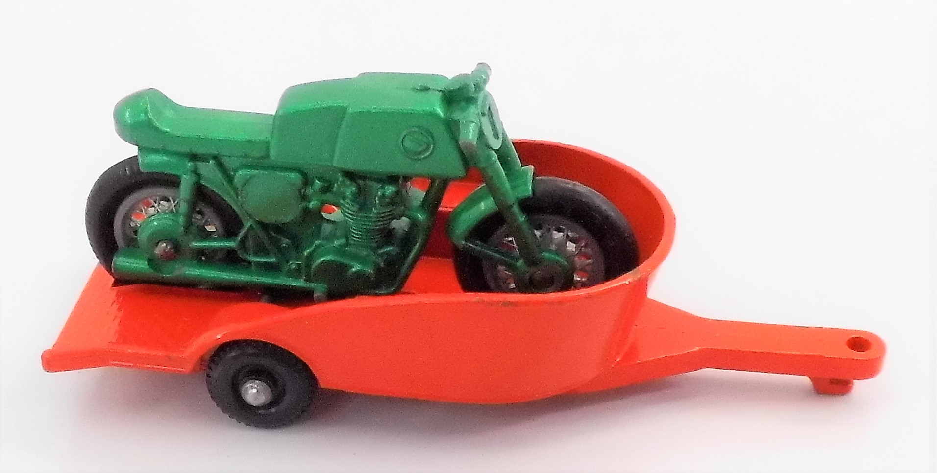 Matchbox "Honda Motorcycle & Trailer" No 38 Toy Hunter UK Retro