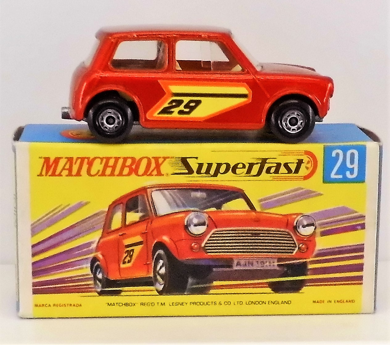 Matchbox Superfast "Racing Mini" No 29 Toy Hunter UK Retro